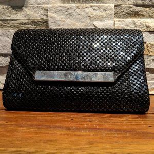 Aldo Black Beaded Clutch/Purse